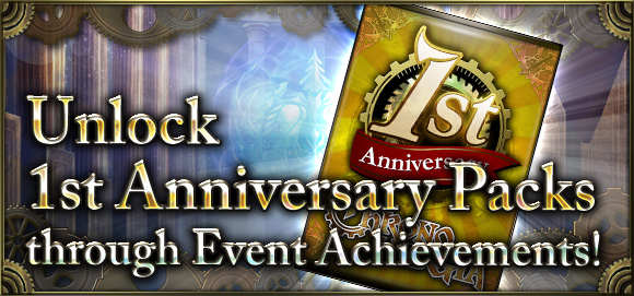 Unlock 1st Anniversary Packs through Event Achievements!