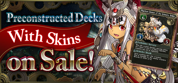 Special preconstructed deck sale!
