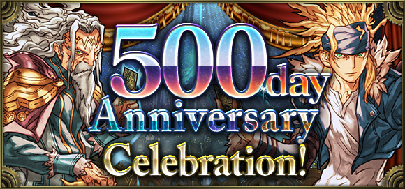 500 Day Anniversary Celebration!