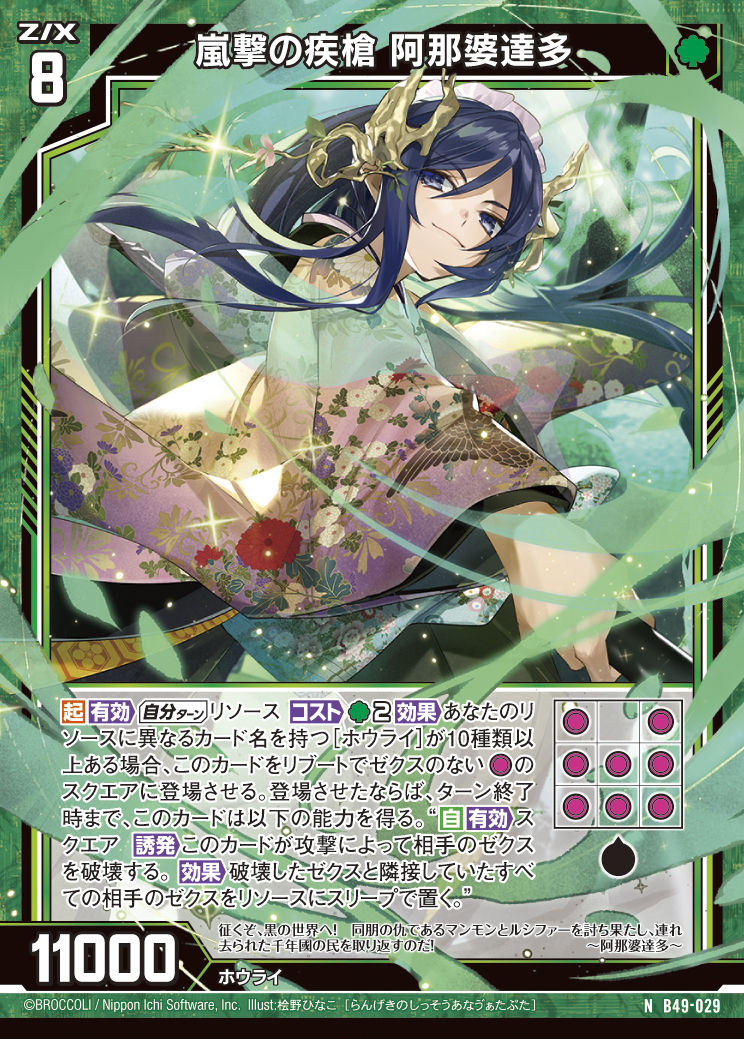 Z/X カードリスト - 収録作品別